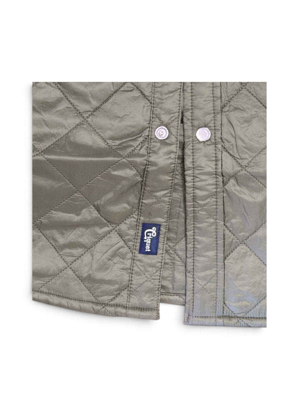 Criquet Quilted Shacket-Olive