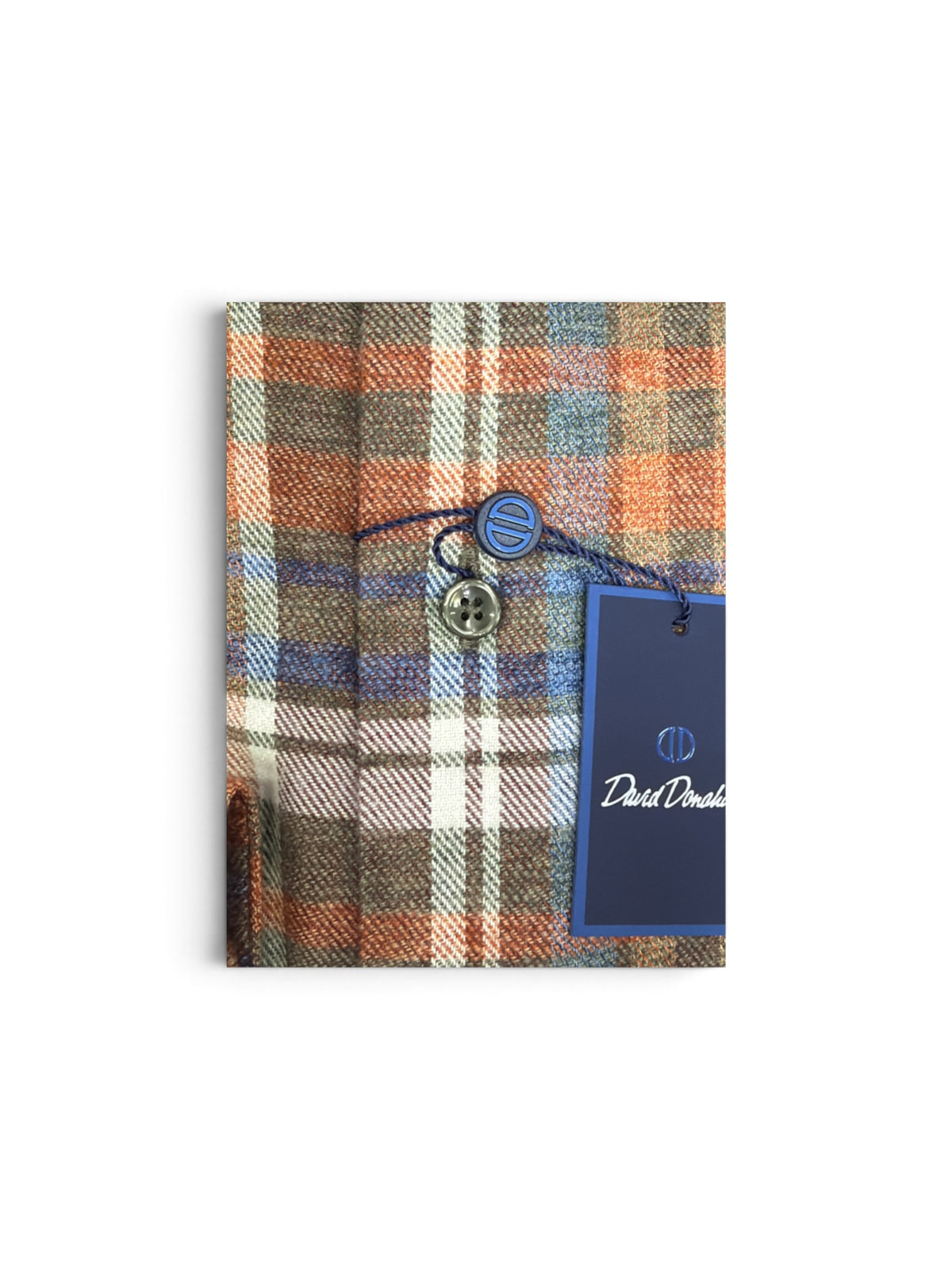 Plaid Sport Shirt-Spice/Multi