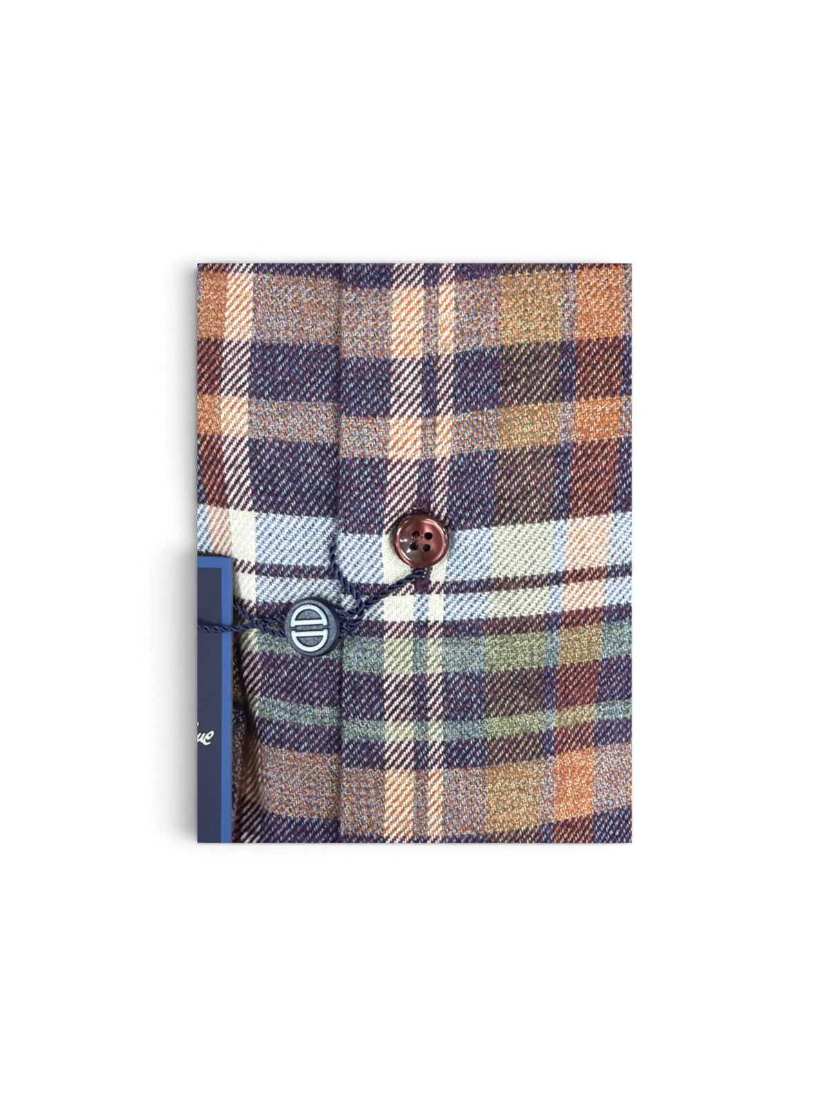 Plaid Sport Shirt-Merlot/Multi