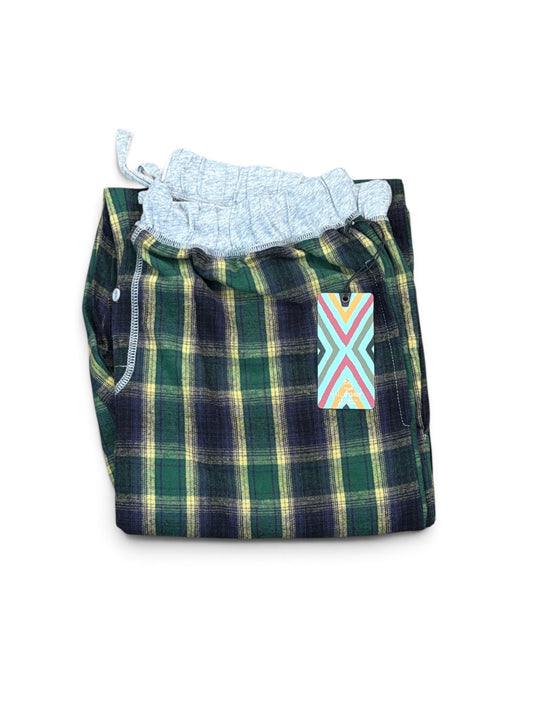 Summit Checks Flannel Pant-Green/Black