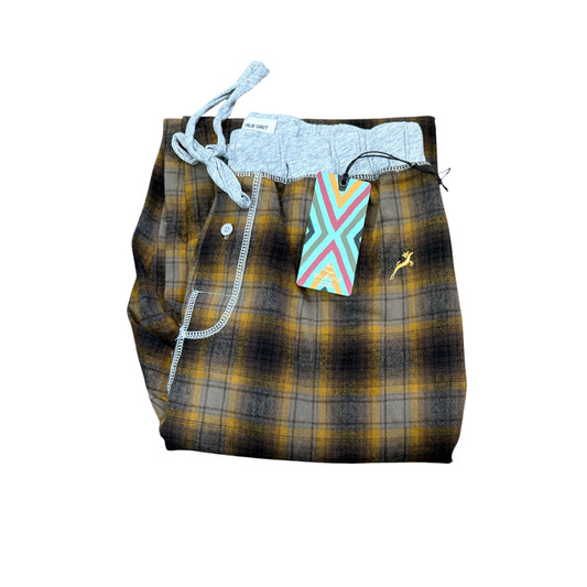 Summit Checks Flannel Pant-Brown/Dark Brown
