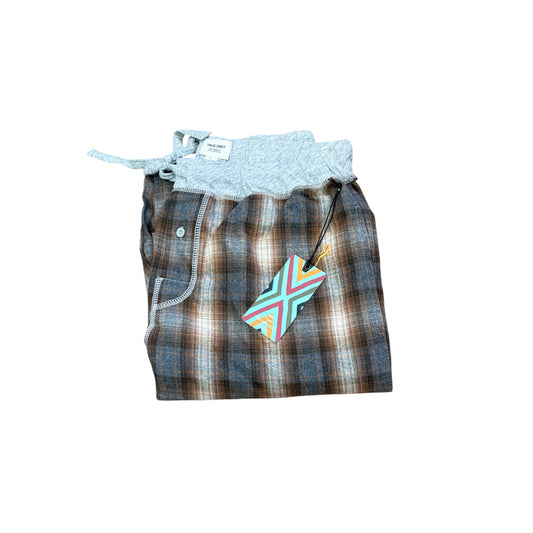 Summit Checks Flannel Pant-Saddle/Gray