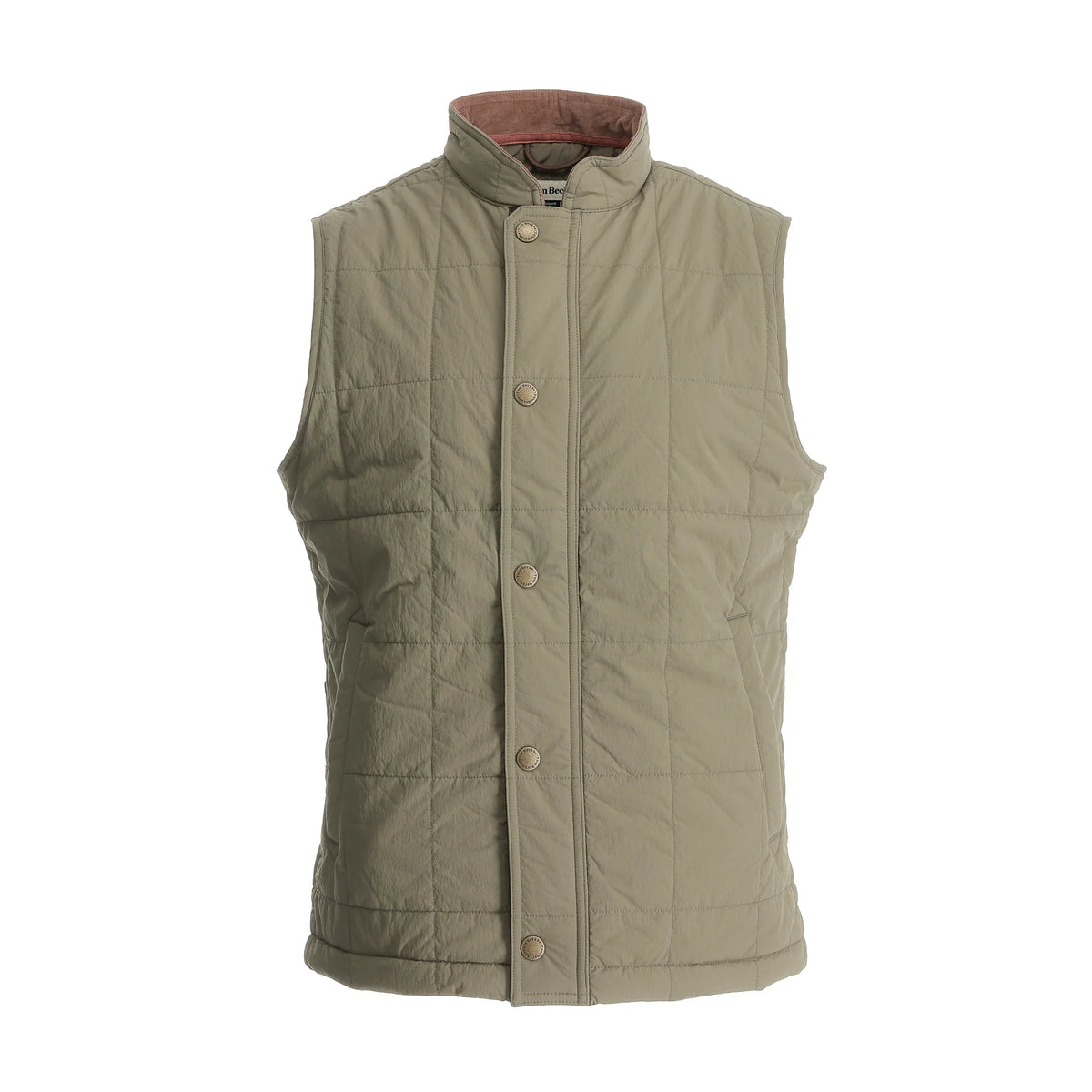 Burgess Quilted Vest-Khaki