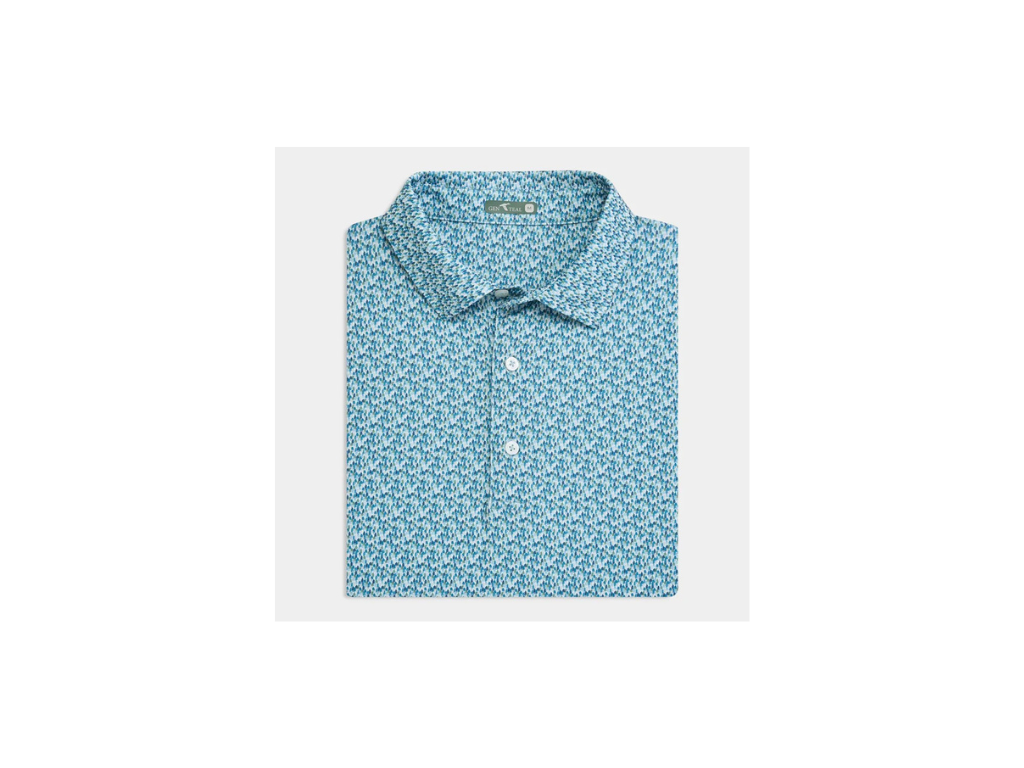 Genteal Ponderosa Pine Printed Performance Polo