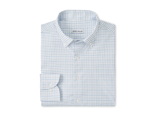 Rommel Perf Twill Sport Shirt - Cttg Blue