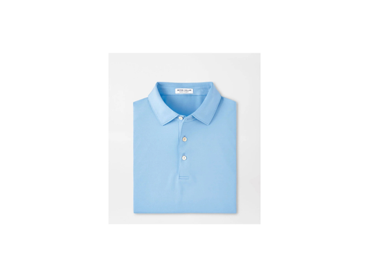 Peter Millar Solid Performance Polo - Cottage Blue