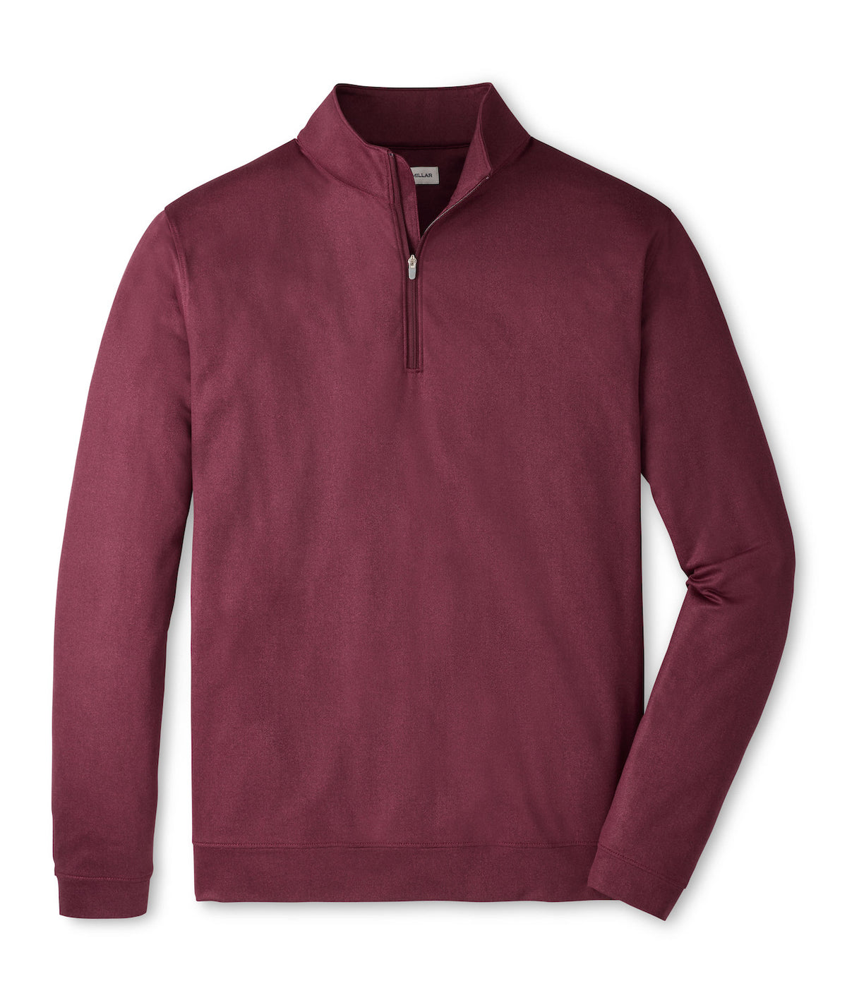 Herringbone Quarter Zip-Bordeaux