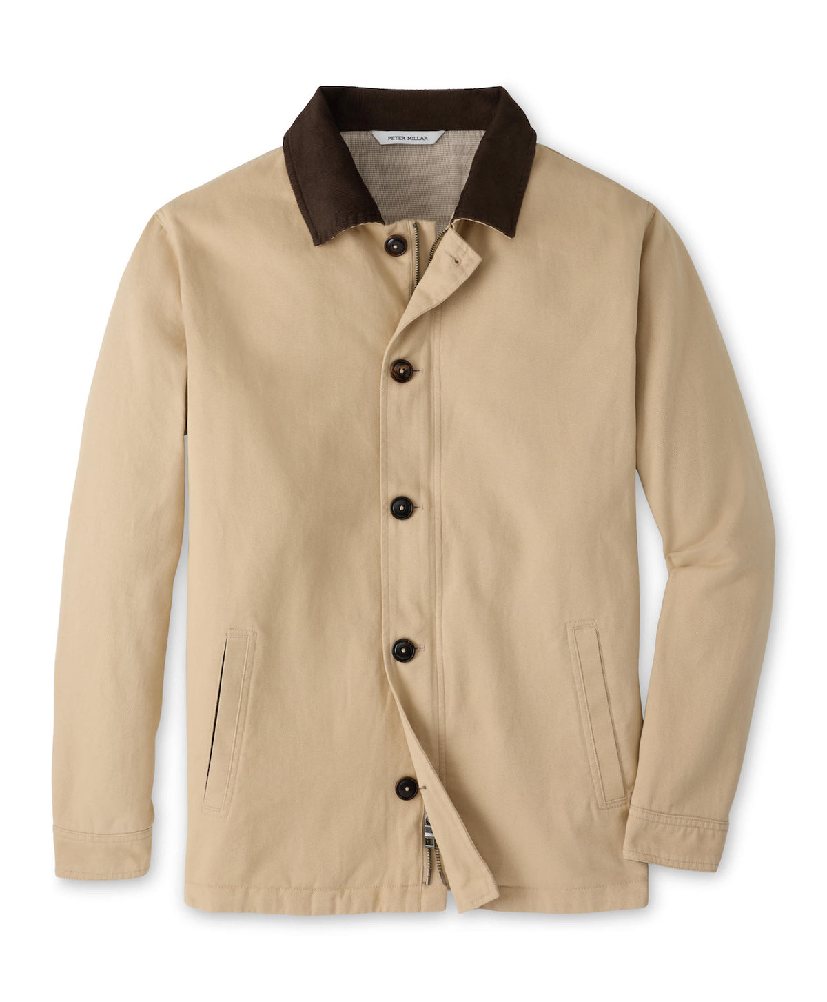Cotton Cashmere Coat-Sand