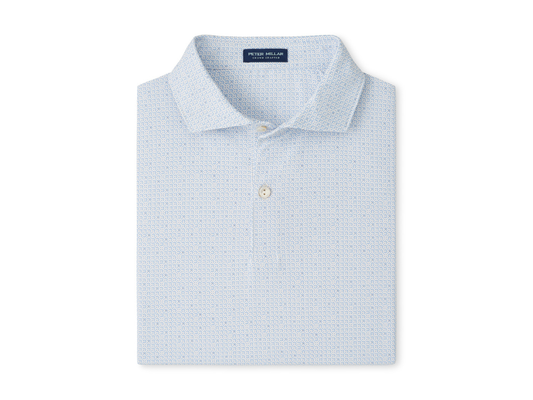 Peter Millar Alder Performance Jersey Polo - White