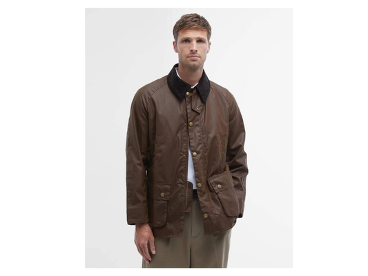 Men's Barbour Ashby Waxed Jacket - Bark