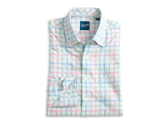 Bingham Buttondown-Gulf Blue