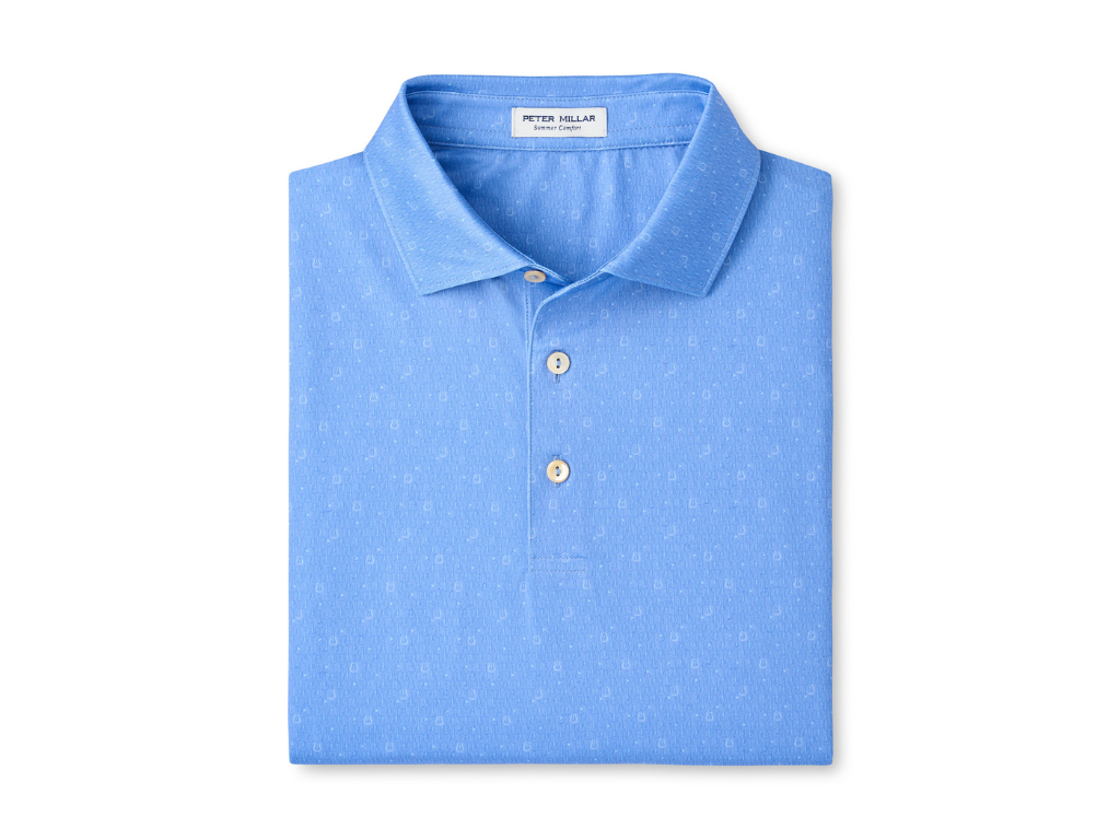 Guitar Performance Jersey Polo - Bluebird
