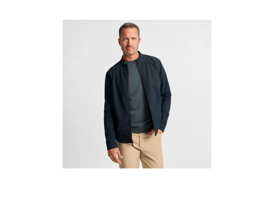 Harrison Bomber Jacket - Navy
