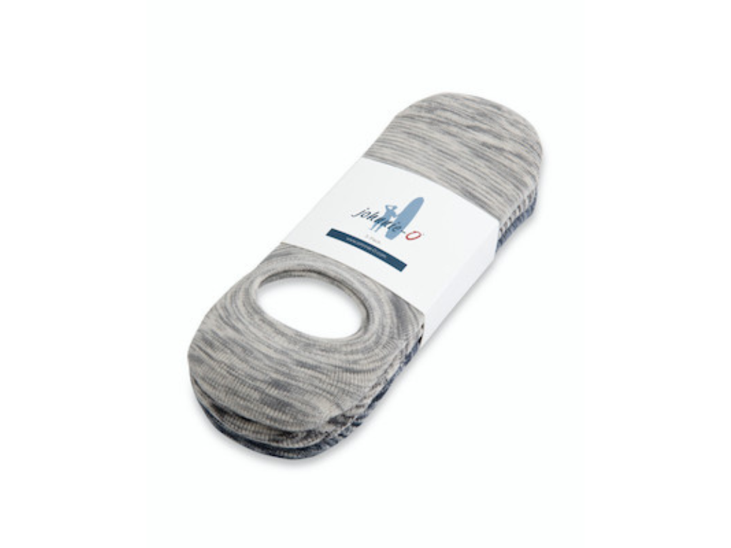 No Show Socks - Wake/White