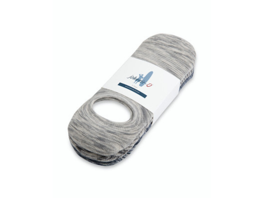 No Show Socks - Wake/White