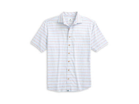 Johnnie-O Leander SS Shirt - Gulf Blue
