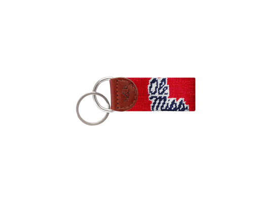 Ole Miss Key Fob (Red)