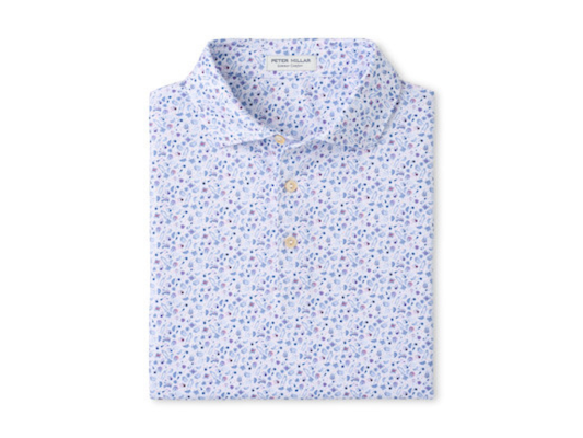 Oyster Roast Jersey Polo - White