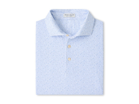 Paper Plane Jersey Polo - White