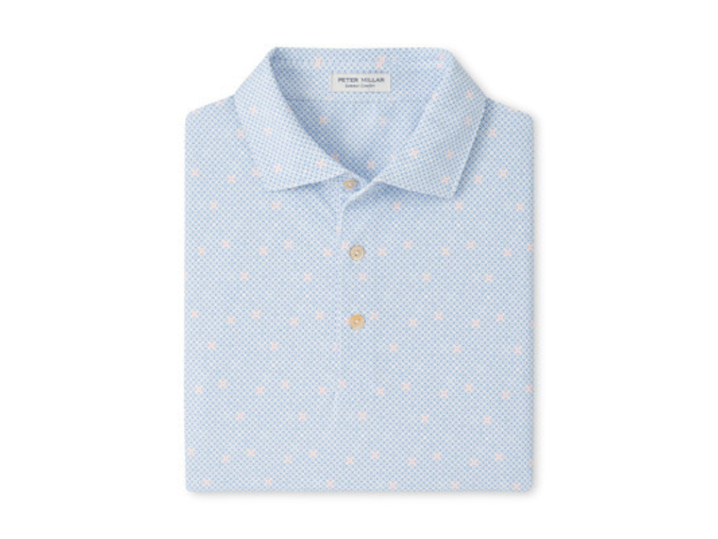Santiago Mesh Polo-Bluebird