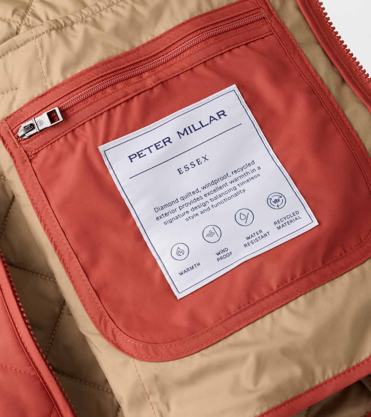 Essex Vest-Burnt Orange