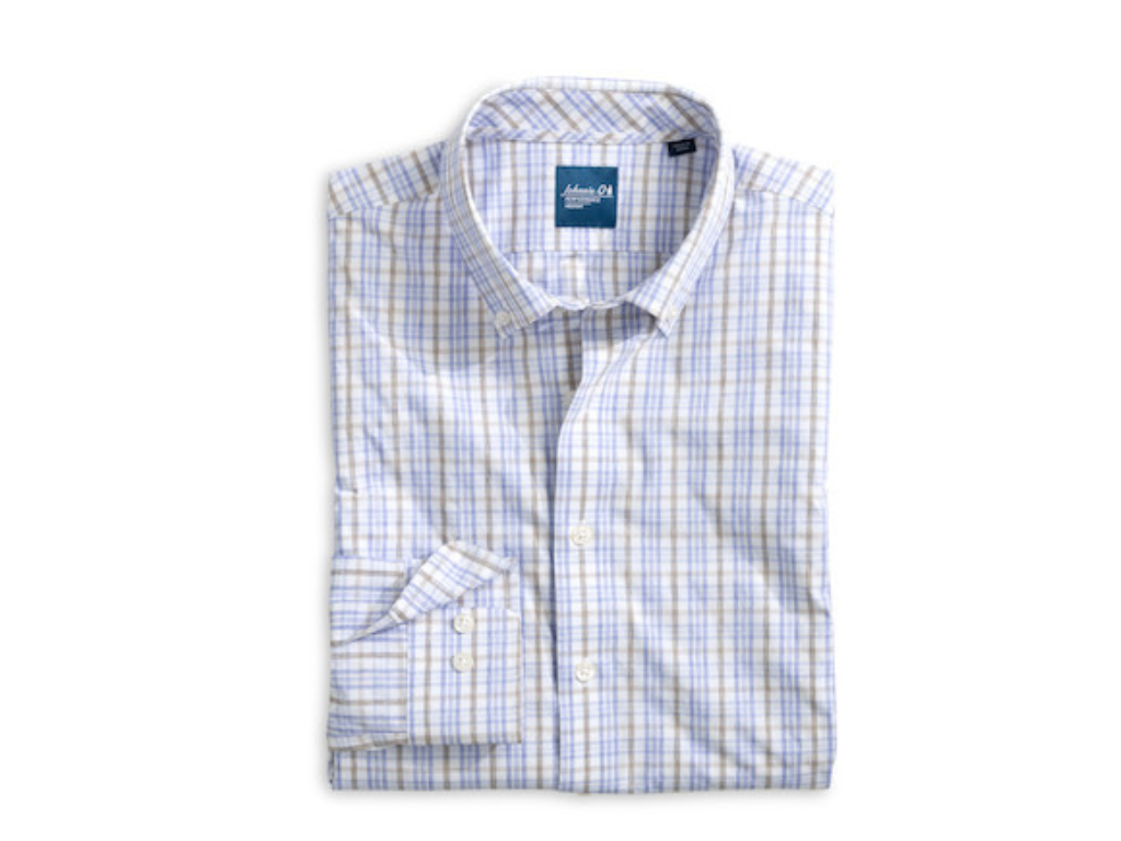 Tinsley Buttondown-Laguna Blue
