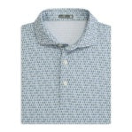 Timberline Printed Polo-Laurel Green