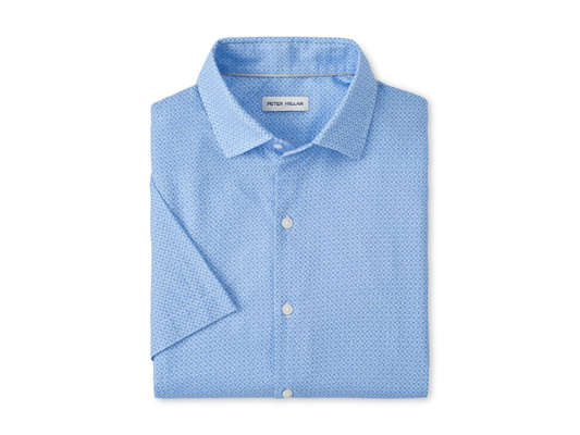 Windsail Cotton Lyocell Sport Shirt - Bluebird